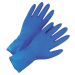 Перчатки универсальные латексные (L) прочные (синий)